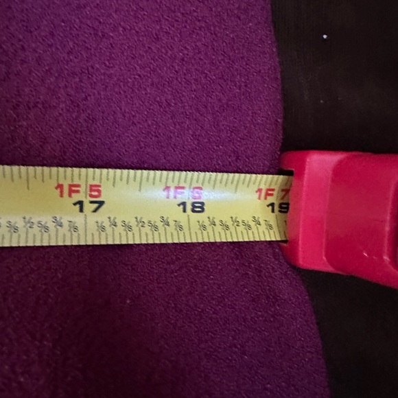 Anthropologie HD in Paris Berry Faux Leather Trim Ruffle Hem Sleeveless Sz 4 - Picture 14 of 15